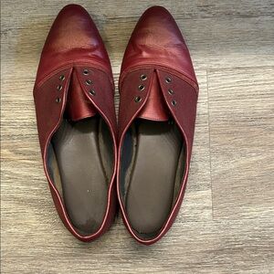 Elegant Red Women's Loafers